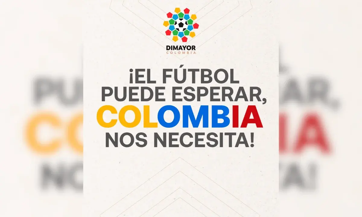 Colômbia: organização suspende futebol no país por uma semana