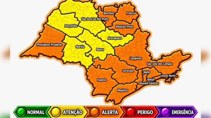 Defesa Civil alerta para temporais na primeira semana de setembro em SP