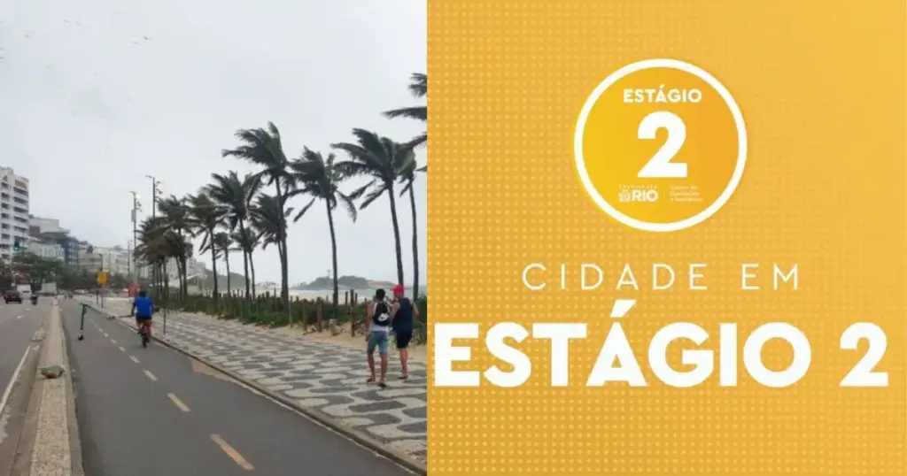 Ciclone-bomba: Rio diminui nível de alerta após redução de ventos