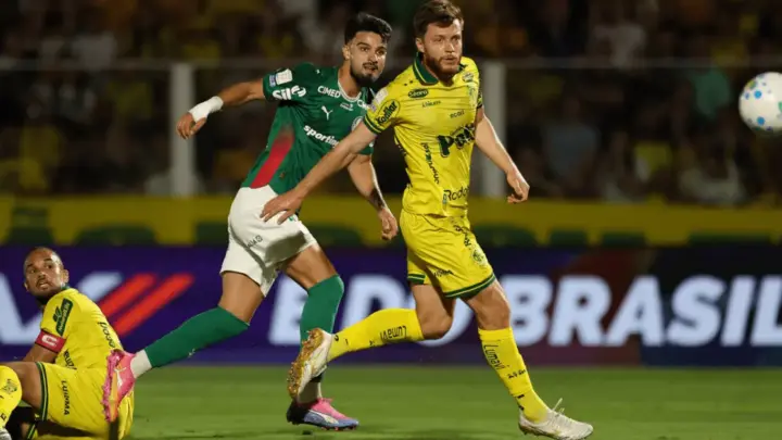 Palmeiras só empata com Mirassol e vê vantagem sobre o Flamengo diminuir