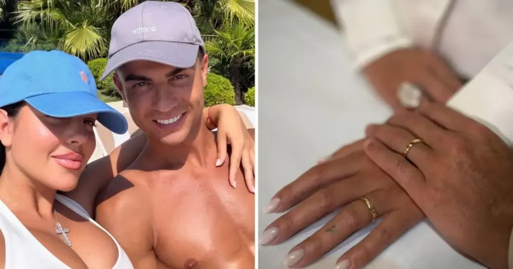 Georgina e Cristiano Ronaldo detalham casamento “na sala de casa”