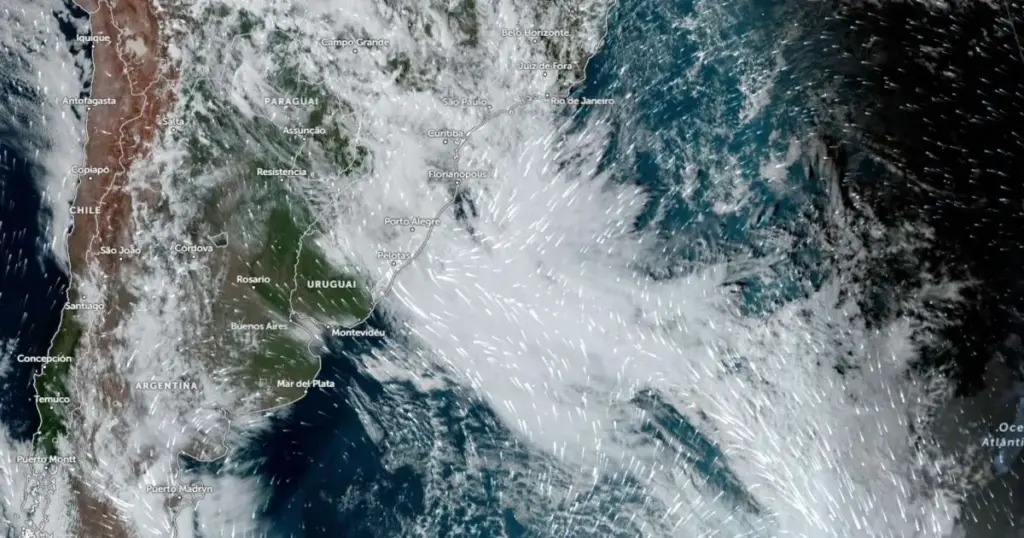 O que é o ciclone bomba e como pode atingir o Brasil; veja previsão