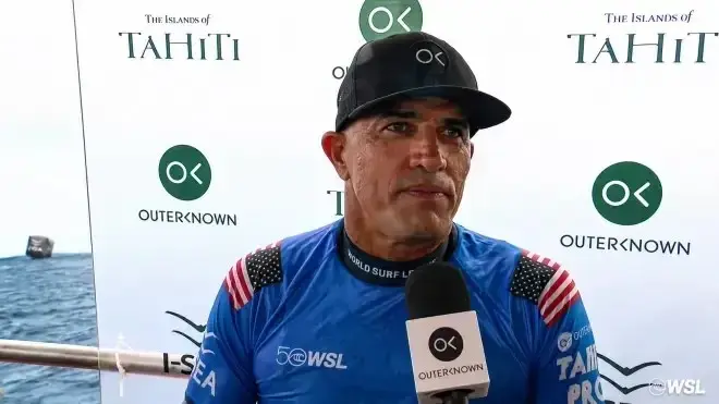 Kelly Slater: “sabor de vingança” após vitória sobre Medina no Taiti