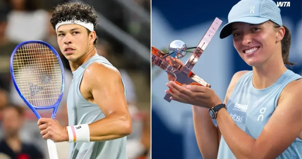 Ben Shelton e Iga Swiatek são os campeões dos Masters e WTA 1000 do Canadá