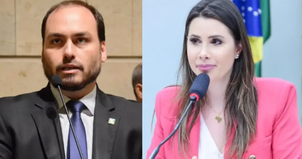 PL lança Carlos Bolsonaro e Carol de Toni ao Senado por Santa Catarina