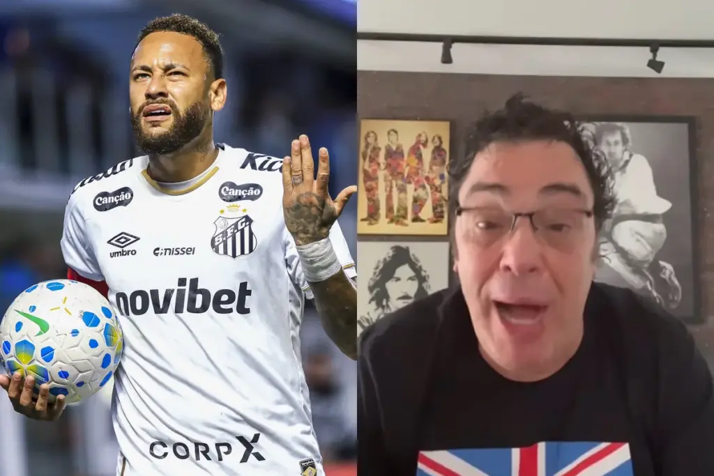 Neymar ataca Casagrande após críticas: "Respirou o ar errado"