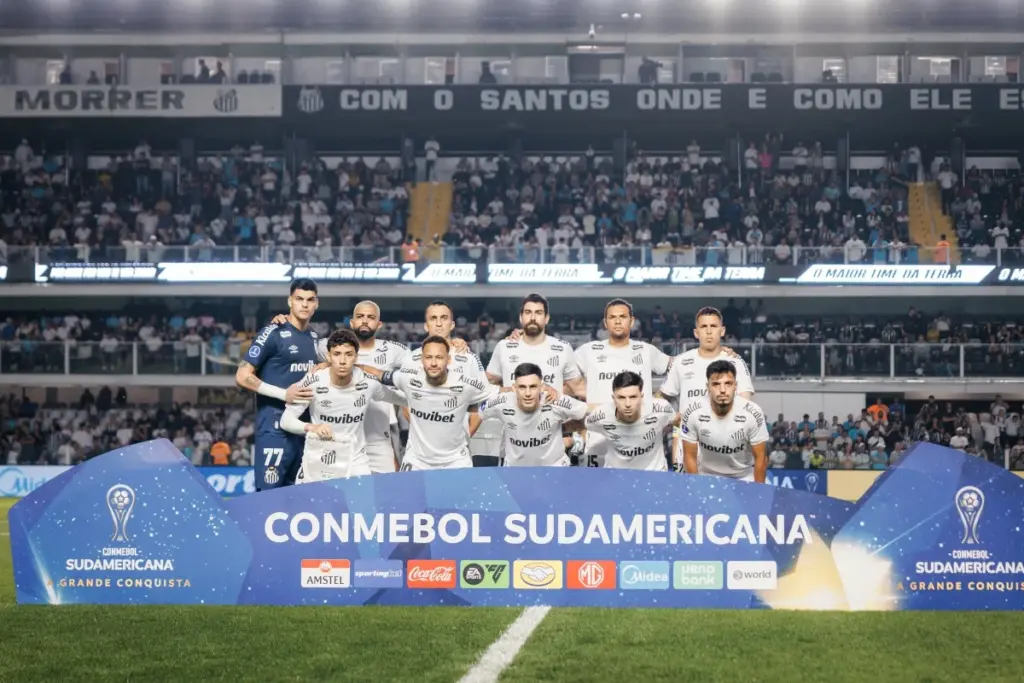Neymar cobrou elenco do Santos antes de jogo pela Sul-Americana