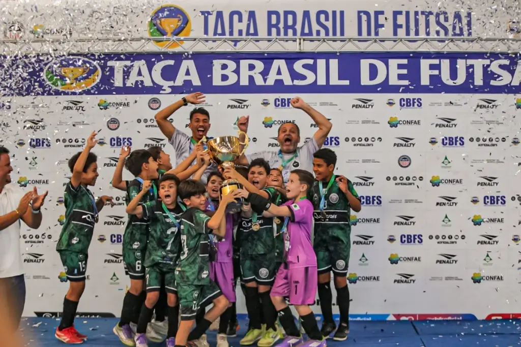Nova Geração, do Distrito Federal, vence Taça Brasil de Futsal Sub-9