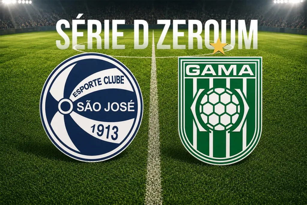 Série D ZeroUm: São José-RS e Gama-DF decidem quem sobe para a Série C