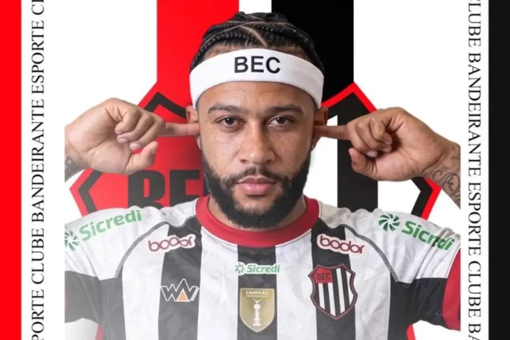 Time da terceira divisão de São Paulo "anuncia" Memphis Depay