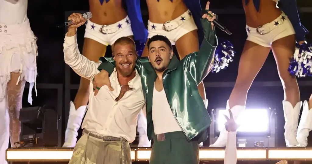 NFL no RJ: Ricky Martin tenta sambar e apresenta música com Pedro Sampaio