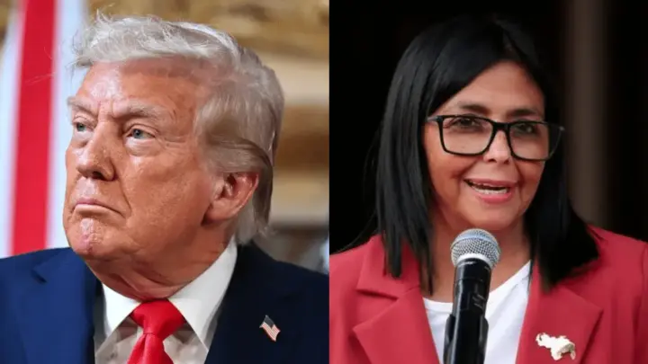 Trump se reúne com Delcy Rodríguez pela 1ª vez desde a captura de Maduro