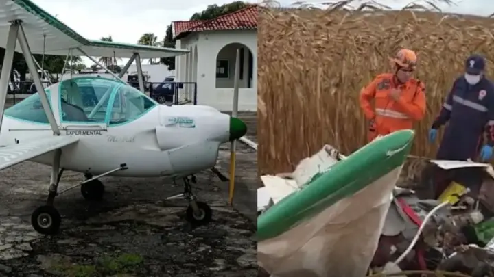 Avião monomotor cai e deixa uma pessoa morta no Sergipe