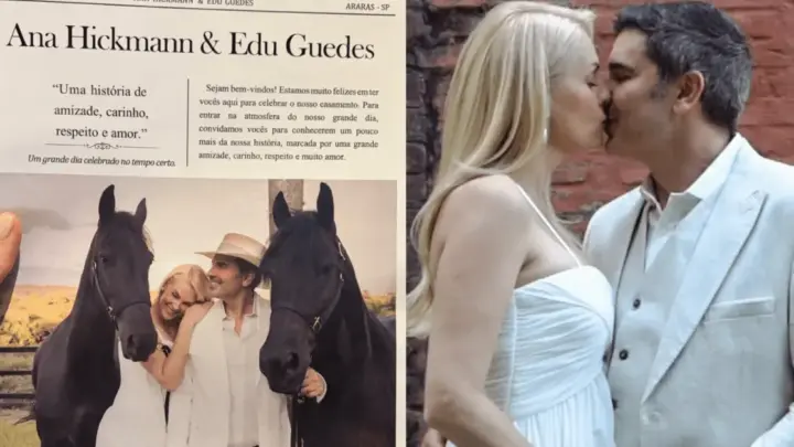 Ana Hickmann revela detalhes no dia de casamento com Edu Guedes; veja