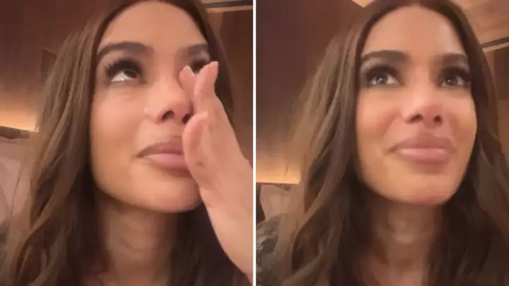 “Enlouquecida”, Anitta aparece chorando em rede social; saiba o motivo