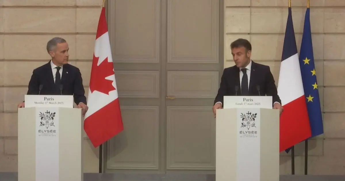 Macron e Carney devem se reunir em arquipélago francês em recado para Trump