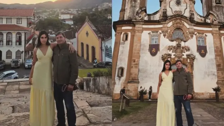 Pai vira único espectador em trabalho acadêmico da filha e viraliza em MG