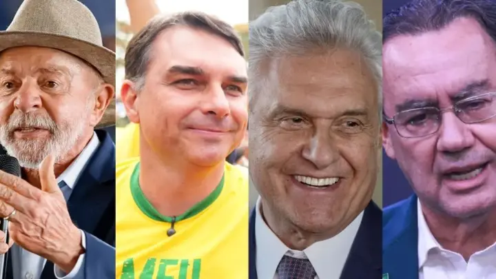 Nexus/BTG: Lula tem 42% no 1º turno; Flávio, 37%, Caiado 5% e Cury, 5%