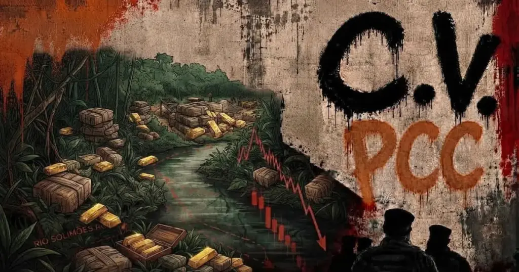 Cocaína e ouro ilegal impulsionam expansão do PCC e CV na Amazônia