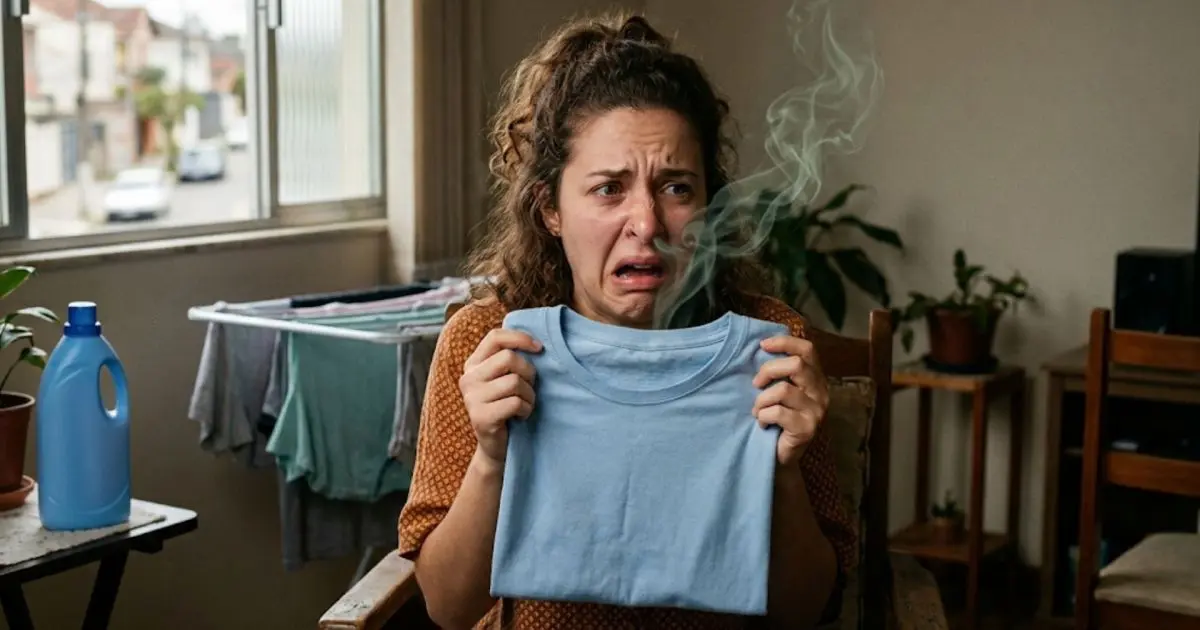 Cheiro ruim na roupa limpa? Entenda o que diz a ciência e por que a lavagem comum pode falhar