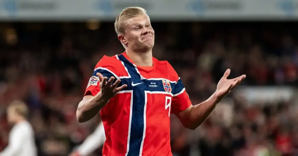 Com gols de Haaland, Noruega vence Dinamarca em estreia pela Nations League