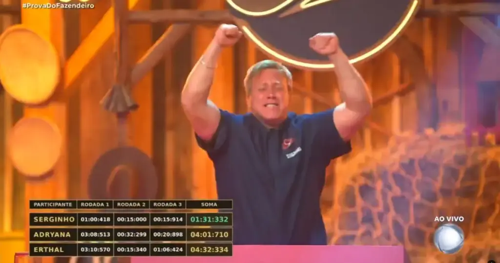 “A Fazenda 18”: Serginho vence a Prova do Fazendeiro e define 2ª Roça