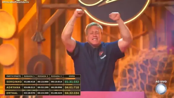 “A Fazenda 18”: Serginho vence a Prova do Fazendeiro e define 2ª Roça