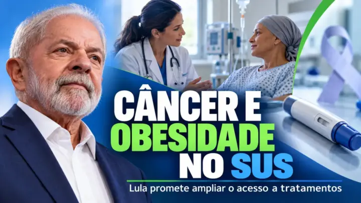 Lula promete canetas emagrecedoras pelo SUS; combate ao câncer também entra no debate sobre acesso a tratamentos