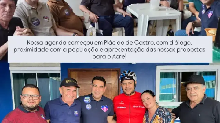 Samir Bestene reúne apoiadores em Plácido de Castro e Acrelândia e reforça defesa do desenvolvimento da região