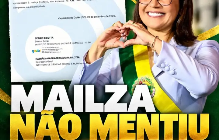 ELA NÃO MENTIU: Instituto confirma certificado de Mailza e enfraquece ofensiva de adversários sobre formação acadêmica