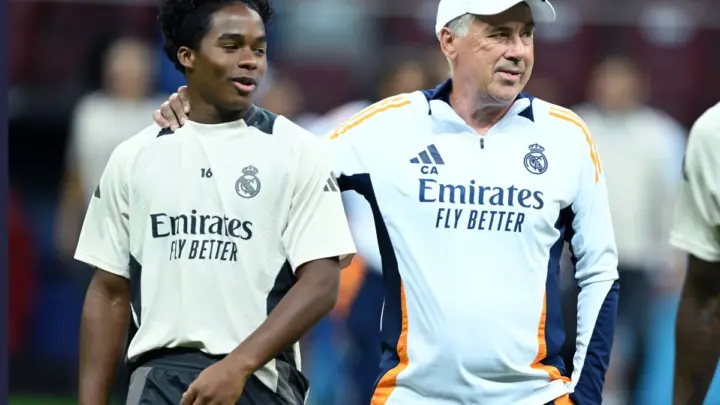 Ancelotti visita Real e observa recuperação de Endrick, Rodrygo e Militão