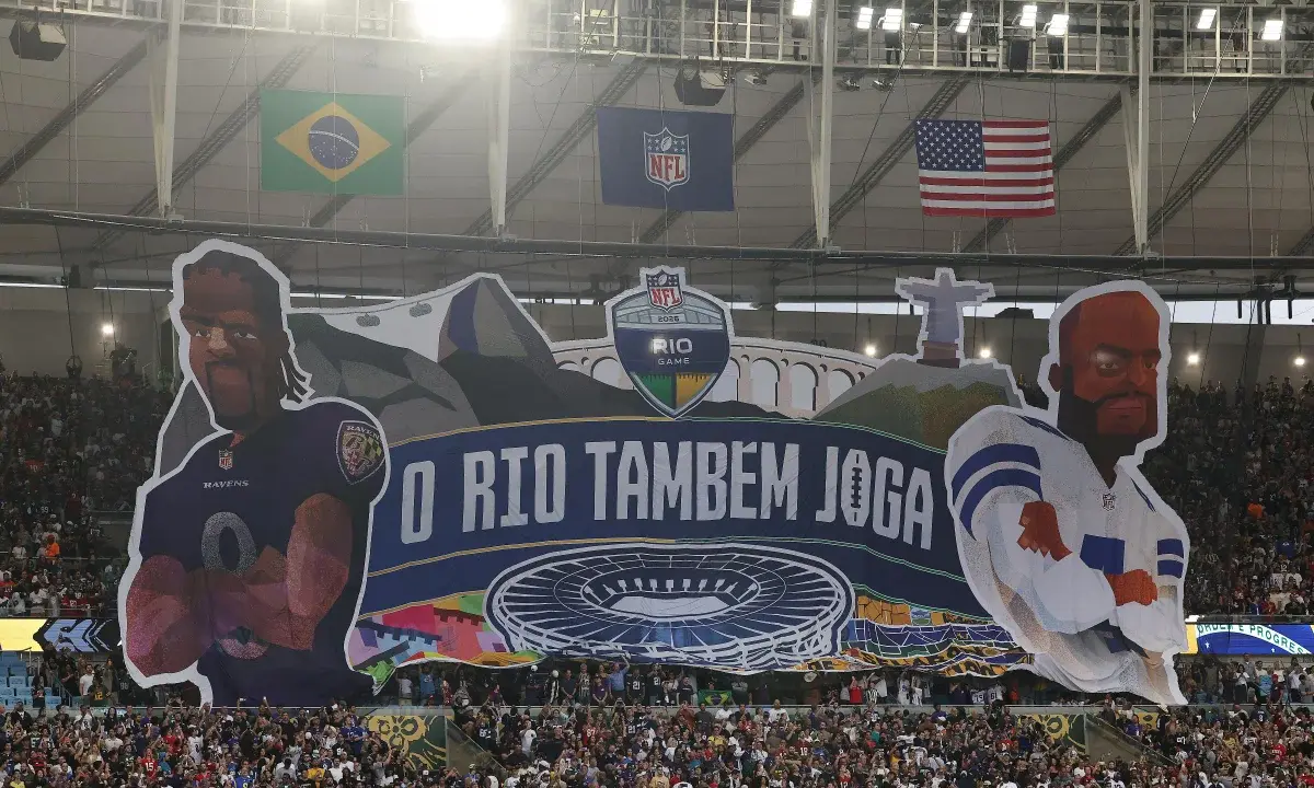 "Atmosfera incrível": estrangeiros elogiam partida da NFL no Rio de Janeiro