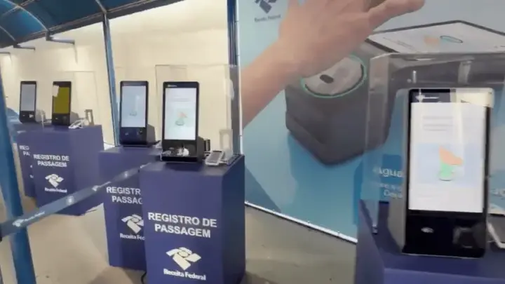 Receita Federal inicia teste de biometria na Ponte da Amizade, no PR