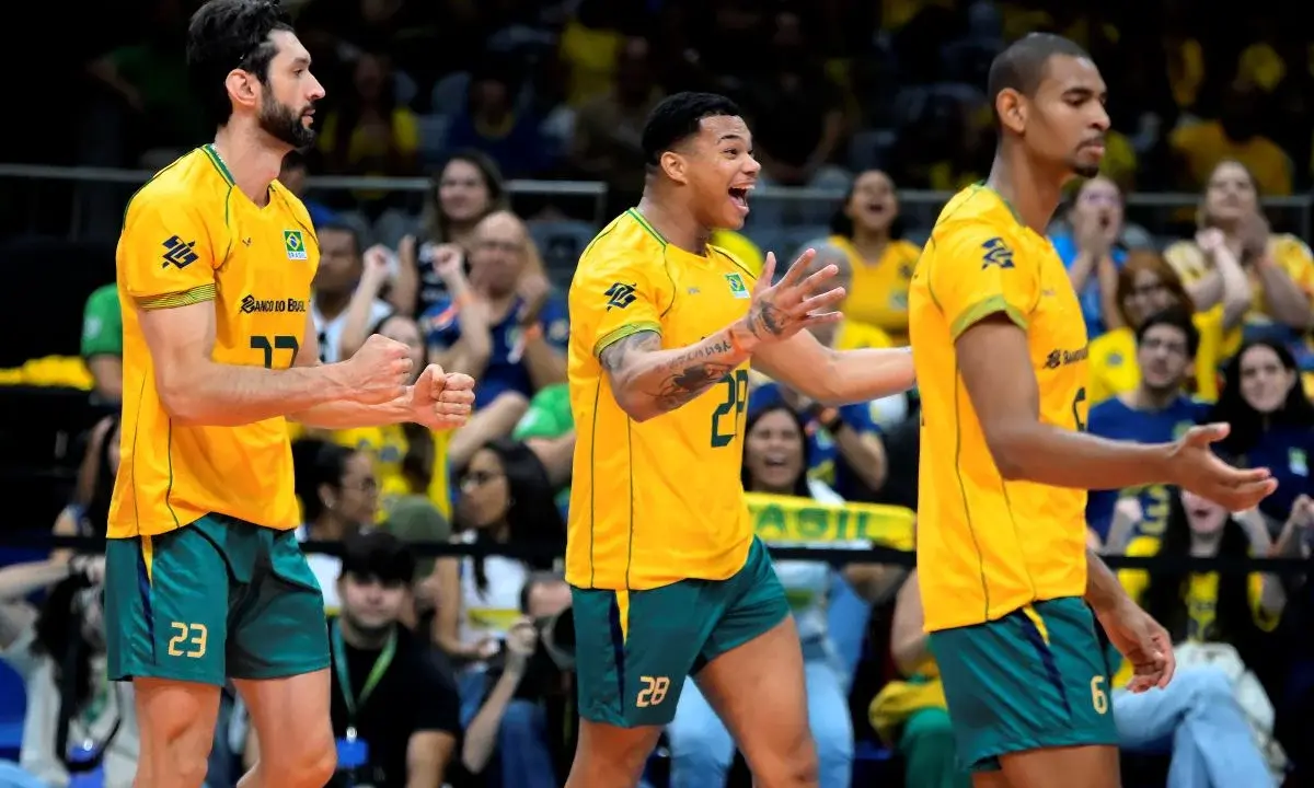 Brasil vence Venezuela no Sul-Americano de vôlei e mantém invencibilidade