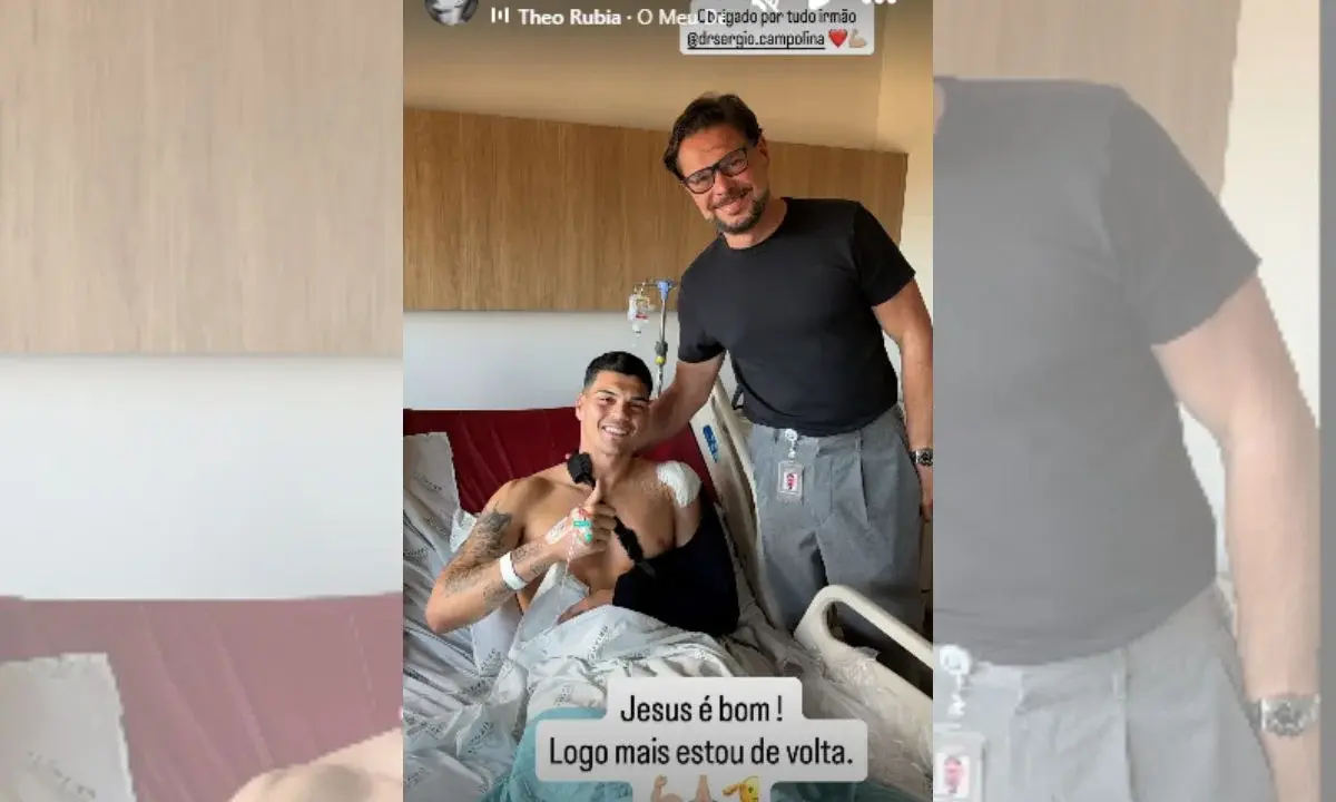 Brazão, do Santos, se pronuncia após cirurgia: "Logo mais estou de volta"
