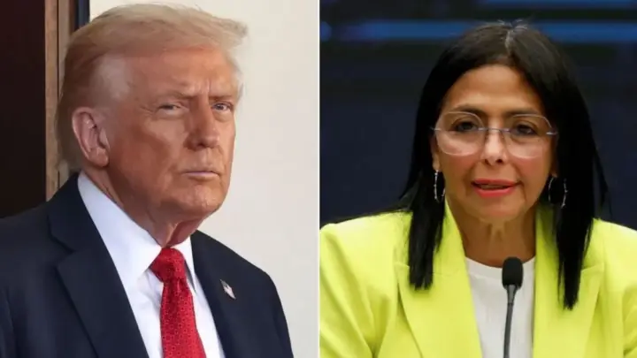 Trump deve se reunir com Delcy Rodríguez em Nova York na terça-feira (22)