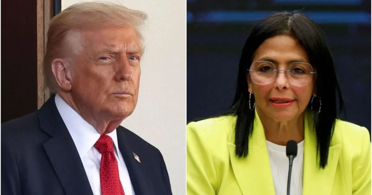 Trump deve se reunir com Delcy Rodríguez em Nova York na terça-feira (22)