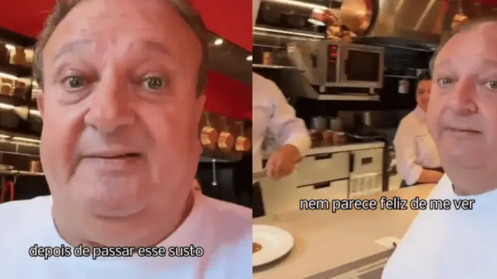 Jacquin reaparece após emergência no coração: “Depois do susto, voltei”