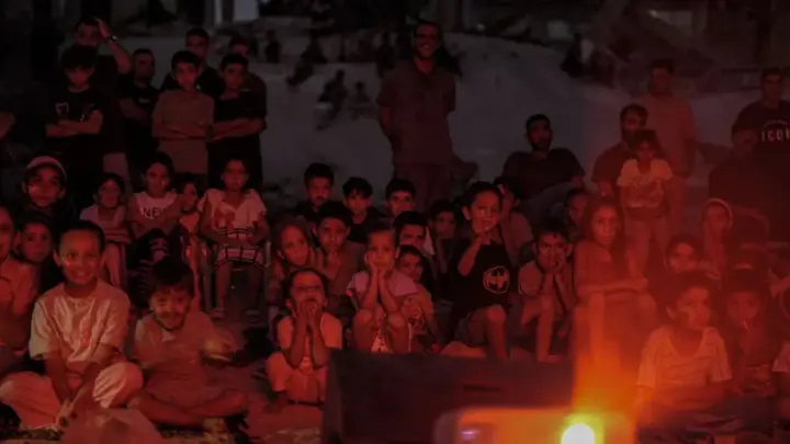 Rei Leão, Ratatouille: Conheça projeto de Gaza que leva cinema às crianças