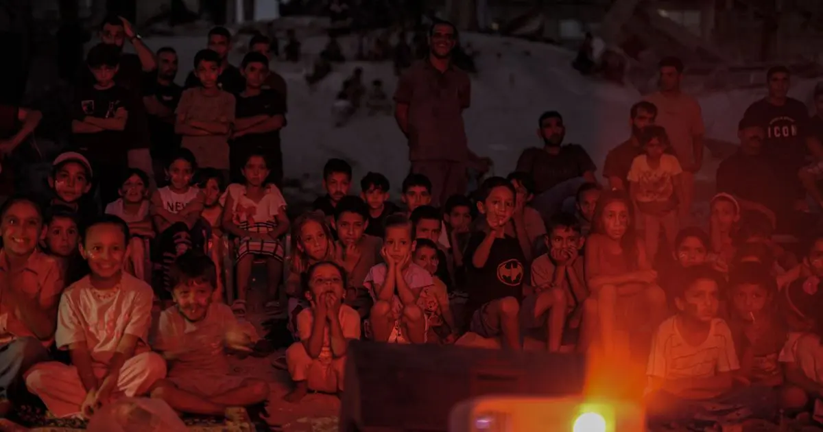 Rei Leão, Ratatouille: Conheça projeto de Gaza que leva cinema às crianças