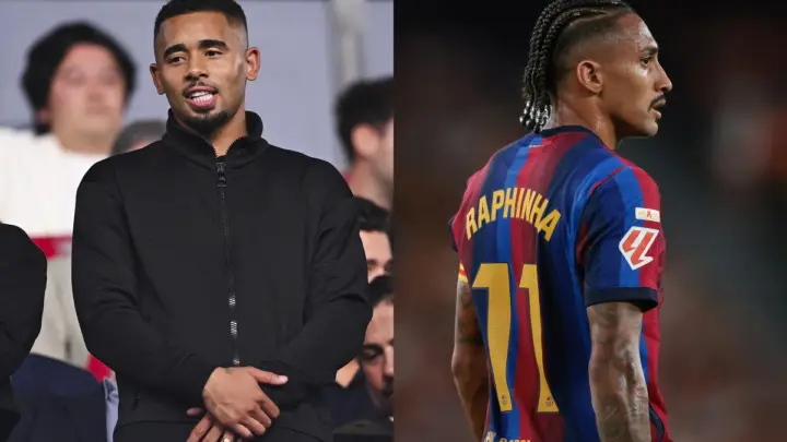 Gabriel Jesus terá concorrência de Raphinha após número 11 mudar de posição