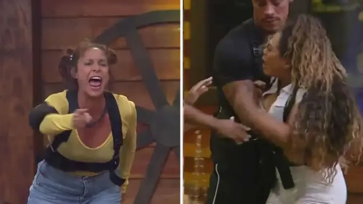 “A Fazenda 18”: Darlin se irrita com Giovanna, avança em atriz e passa mal