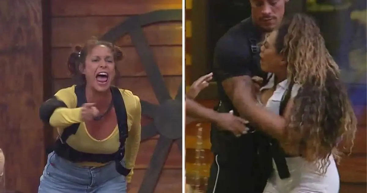 “A Fazenda 18”: Darlin se irrita com Giovanna, avança em atriz e passa mal