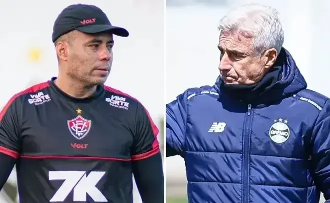 Grêmio e Vitória fazem confronto direto contra rebaixamento na Série A