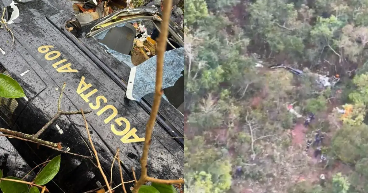 Vítima aciona próprio resgate após helicóptero cair no interior de SP