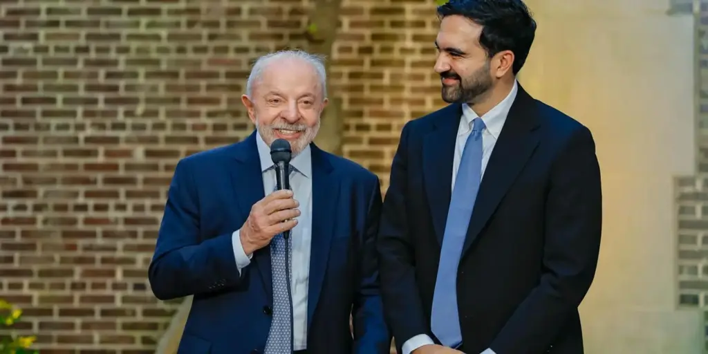 Nos EUA, presidente Lula tem encontro com prefeito de Nova York