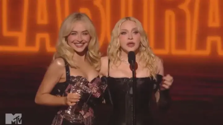 VMA: Madonna diz que mandou DM para conseguir música com Sabrina Carpenter
