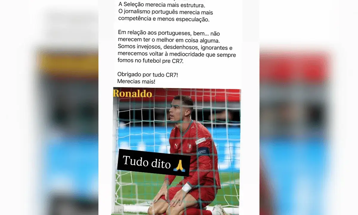 Irmã de Cristiano Ronaldo pede respeito ao jogador e detona portugueses
