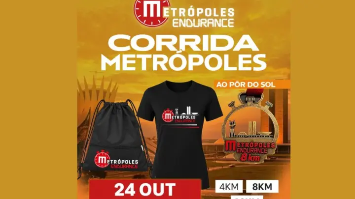 Metrópoles Endurance Corrida: confira o kit que será entregue aos atletas