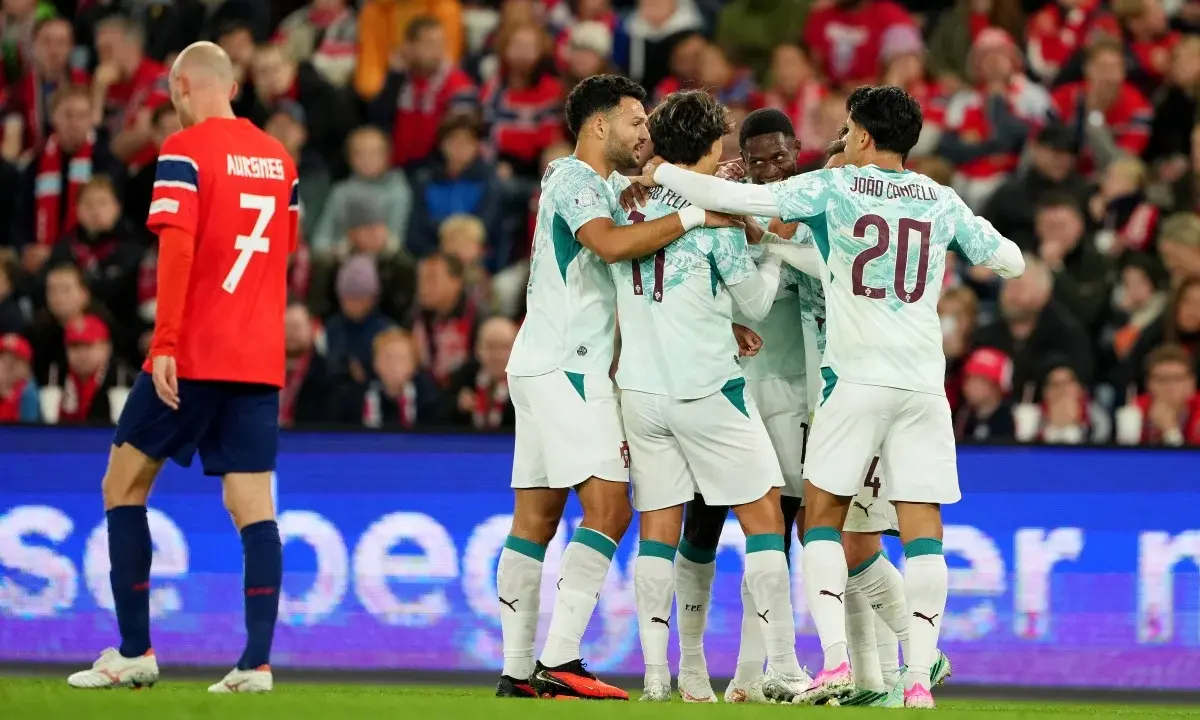 Nations League: Haaland marca, mas goleiro falha e Portugal bate a Noruega